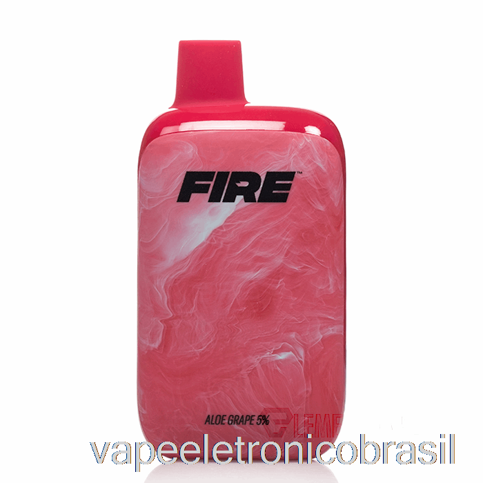 Vape Eletrônico Fire Boost 12000 Descartável Aloe Uva